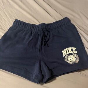 Nike Women's Dark Blue Athletic Shorts